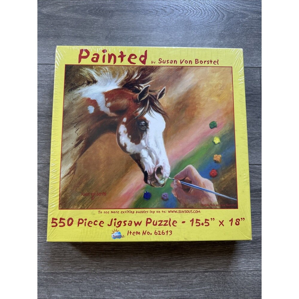 NIB 550-Pc. SunsOut  by Susan von Borstal PUZZLE #62613- 15.5x18 Sealed
